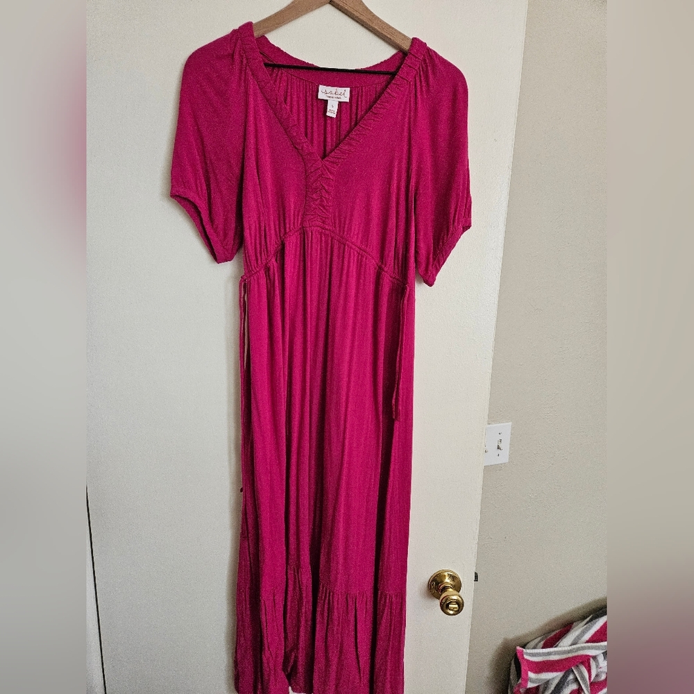Isabel, Pink (Maternity) Dress, S